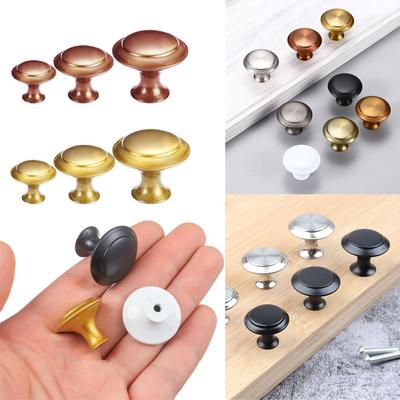 2pcs/lot Cupboard Fashion Furniture Fitting Round Shape Cabinet Cabinet Pulls Drawer Knob Wardrobe Pulls Door Handle