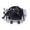 ATV Water Cooled Engine Cooler Radiator Cooling + Fan For 150cc 250cc PIT Quad Buggy Dune Motocross Accessories