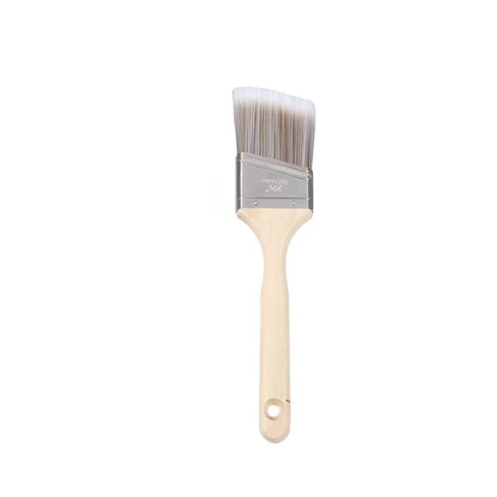 3 Pcs Seamless Angle Brushes Long Handles Wall Paint Brushes Furniture Paint Brushes Door