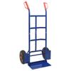Extendable Hand Truck Blue and Red 57 X 46 X 113 Cm Steel