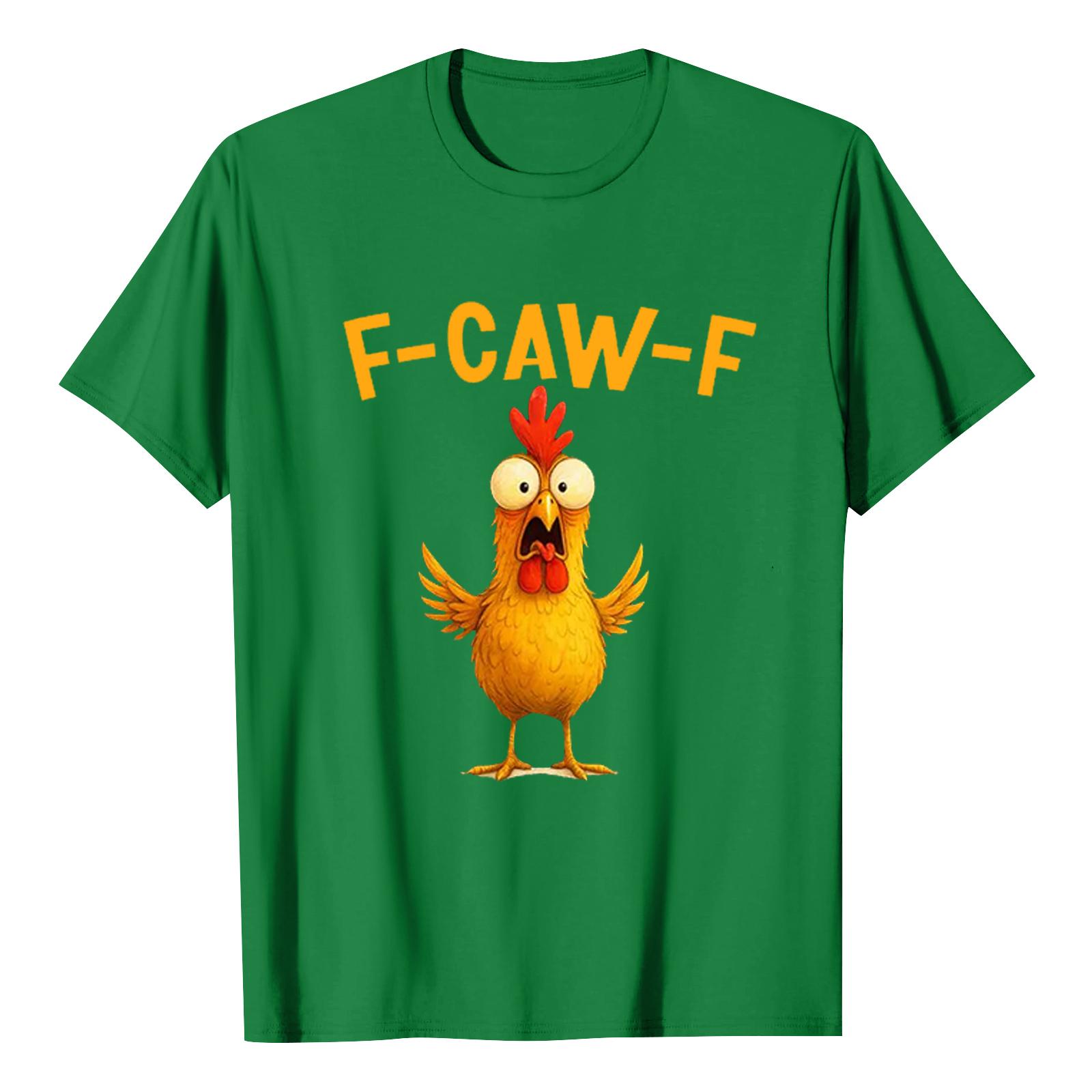 

F-CAW-F Женская повседневная футболка с коротким рукавом и принтом букв L армия зеленый