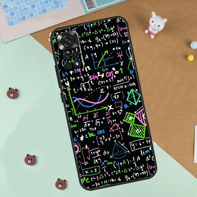 

Mc2 With E=mc Math Case For Xiaomi Redmi Note 14 13 12 9 10 11 Pro 10S 11S 12S Cover For Redmi 13C 10C 12C 14C Redmi 10C