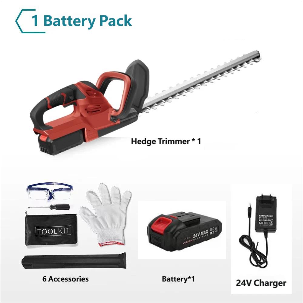 2000W 15000RPM Electric Hedge Trimmer Cordless Lawn Mower Hedge Pruner Trimmer Garden Power Tool For Makita Battery Pin