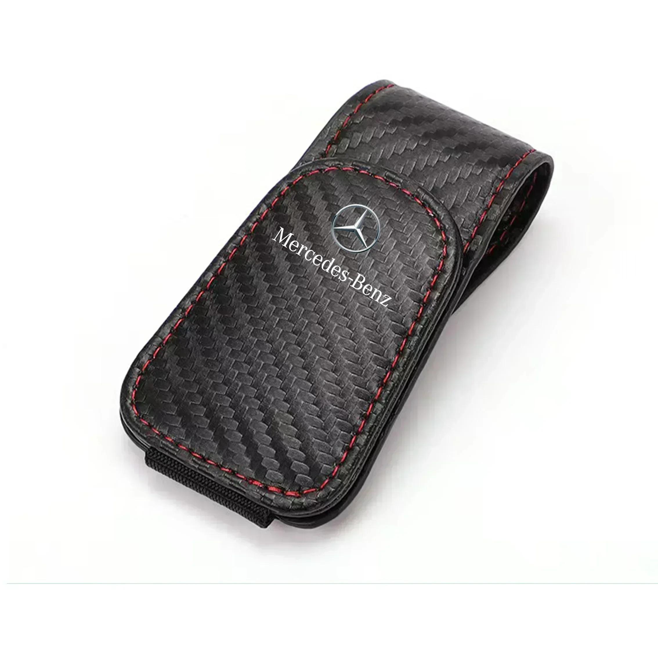 

Car Glasses Sun Visor Box Auto Sunglasses Clip Card Accessories For Mercedes Benz W222 W203 W206 W220 W205 W211 W212 W201 W210 For Mercedes Benz