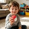 Cute Desk Accessories for Women Litchi Squeezable Stress Ball 3D Printed Sensory Fidget Toy with Office Anxiety Relief Gadgets Realistic Texture,