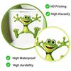 Cute Smiling Frog Waterproof Removable Toilet Tank Sticker Home Bathroom Decor