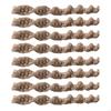 62KD Friendly Jutes Curtain Tiebacks, 8Pieces No Drill Required for Easy Installs Living Space