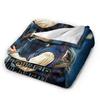 Wicked Fiyero Gates Of Shiz Poster Blanket Fleece All Season  Portable Lightweight Throw Blankets for Bedding