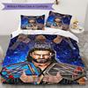 Rockstar Energy Pattern Bedding uilt Set uilt Cover Pillowcase Home Decoration Birthday Gift (1 * duvet cover + 2 * pillowcase without core)133