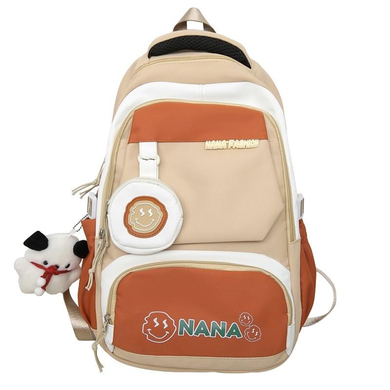 High-quality Durable Nylon School Bag Set With Playful Design For Middle School Students