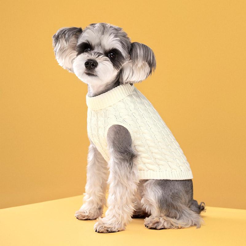Dog Sweaters for Small Dogs Winter Warm Clothes Turtleneck Knitted Chihuahua For Sphinx Cat Dog Sweater ForYork Warm Dog Clothes
