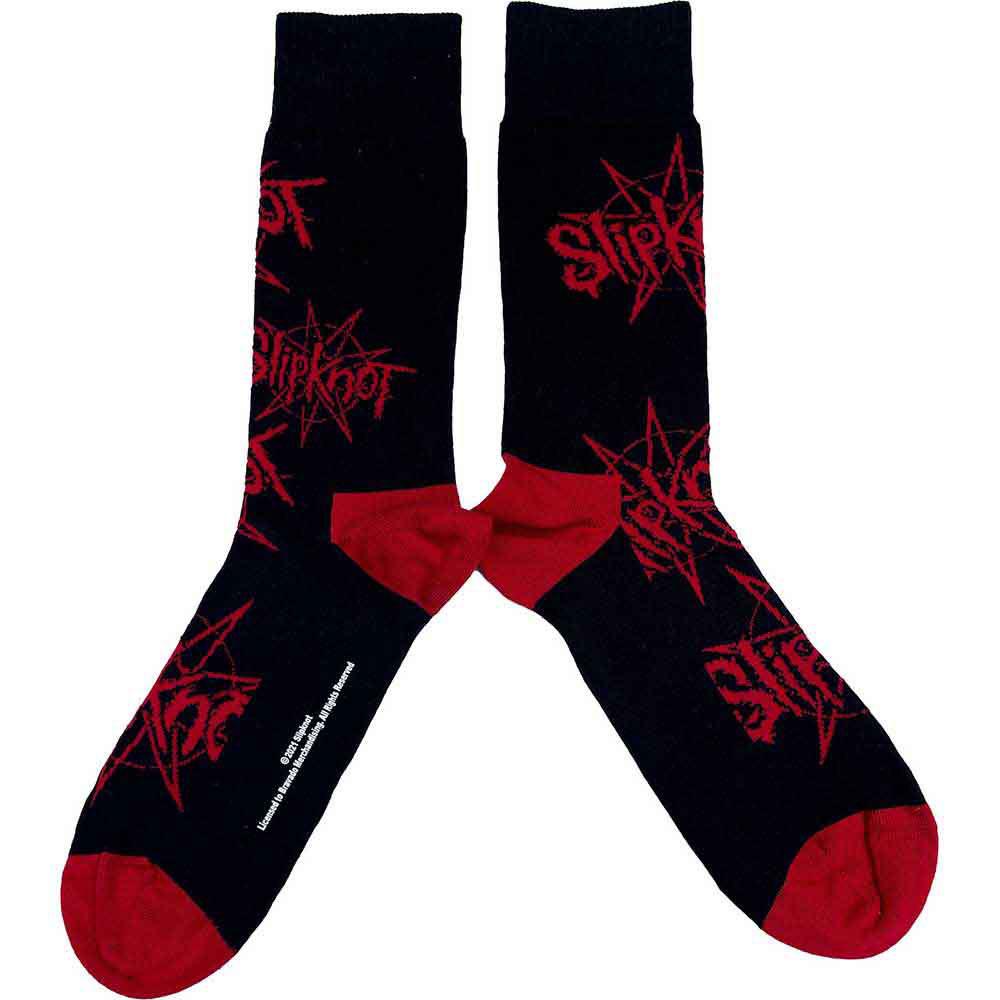 Slipknot Unisexowe Skarpetki do Kostki z Logo Nomogram dla Dorosłych