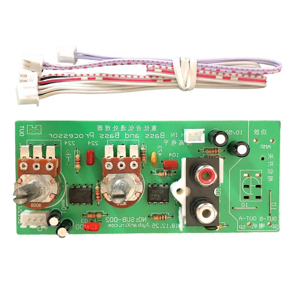 SUB-002 Deska zesilovače výkonu subwooferu 22Hz-300Hz 1kanálový mono audio zesilovač zvuku duální DC-12V