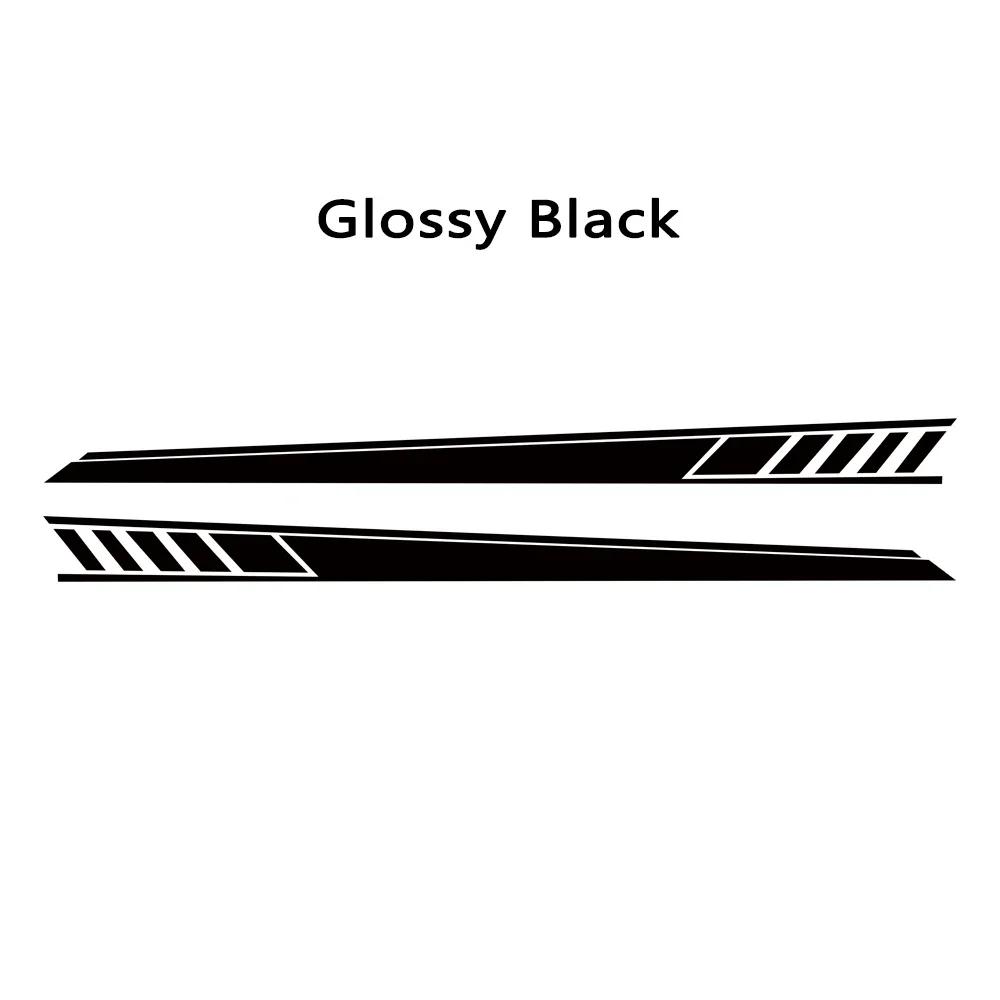 2 Pcs Car Door Side Stripes Skirt Sticker For Mercedes Benz W177 A Class AMG A35 4Matic A45 S 2018-Present A220 A250 Accessories
