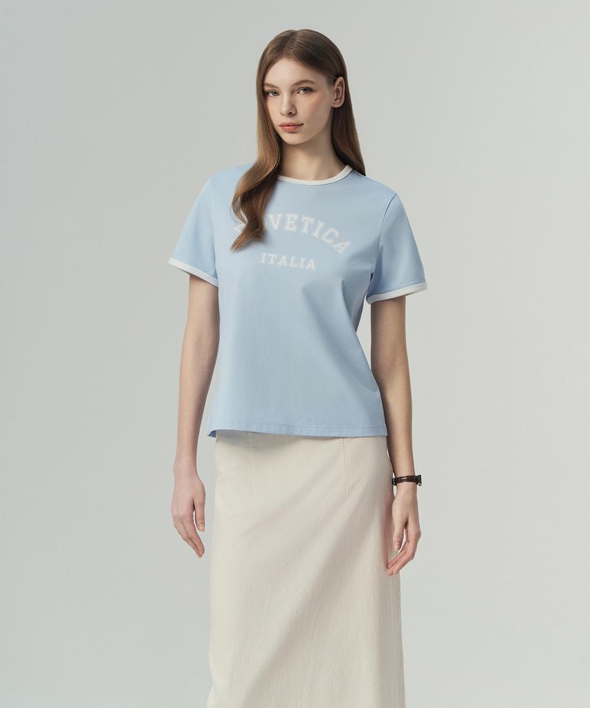 DUVETICA Chietti N (Light Sky Blue) (Women'S Short Sleeve T-Shirt)