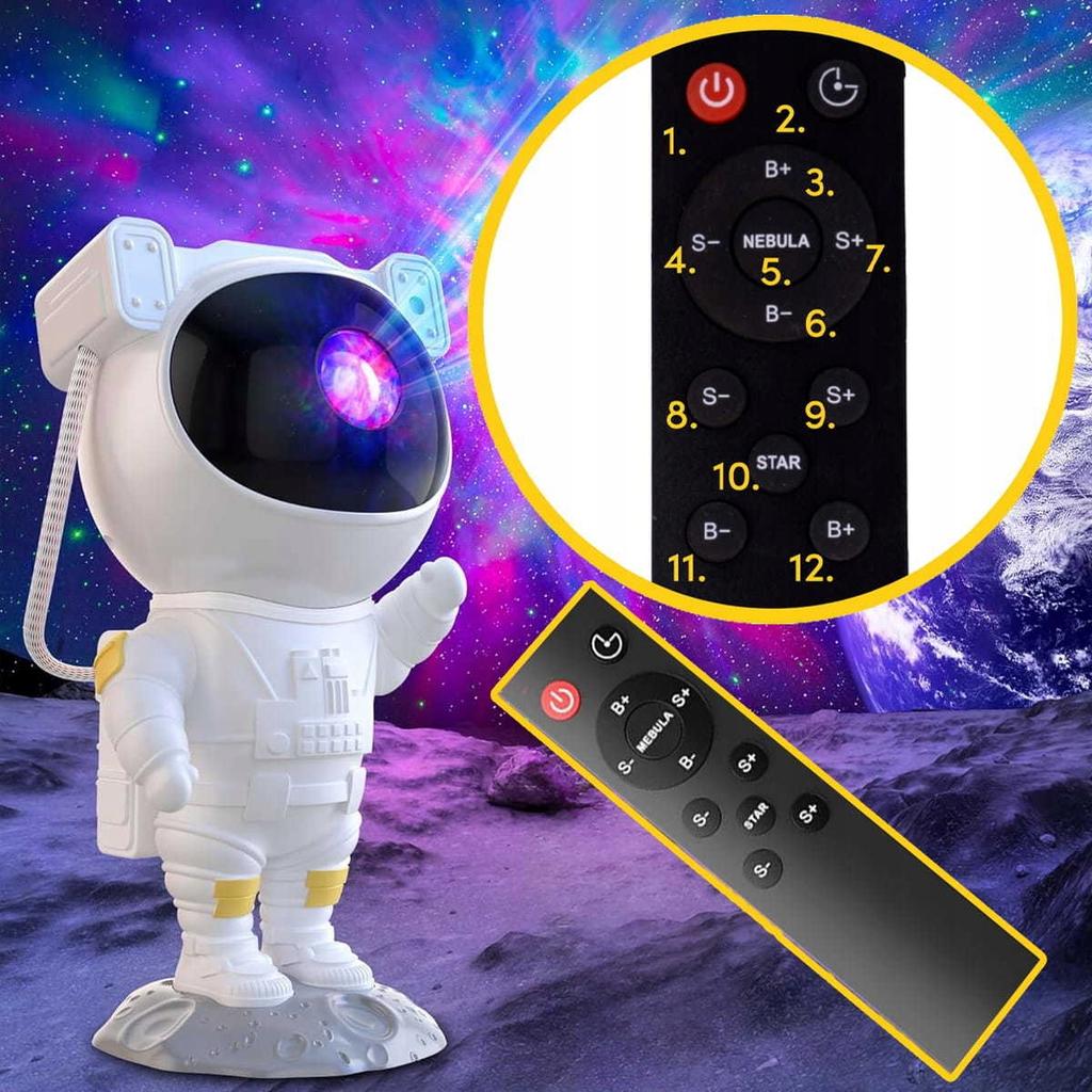 [PACZB][1] Astronaut LED Night Light Projector with Remote Control Z1023