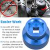 Fuel Filter/Oil Filter Socket 24Mm / 36Mm Reversible Fuel Filter Cap Remover And Taller Assistant For 2003-2010 6.0L / 6.4L Ford Powerstroke Diesel