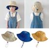 Cute Kids Bucket Hat UV Protection Beach Cap Outdoor Sun Cap  Infant Girls Boys