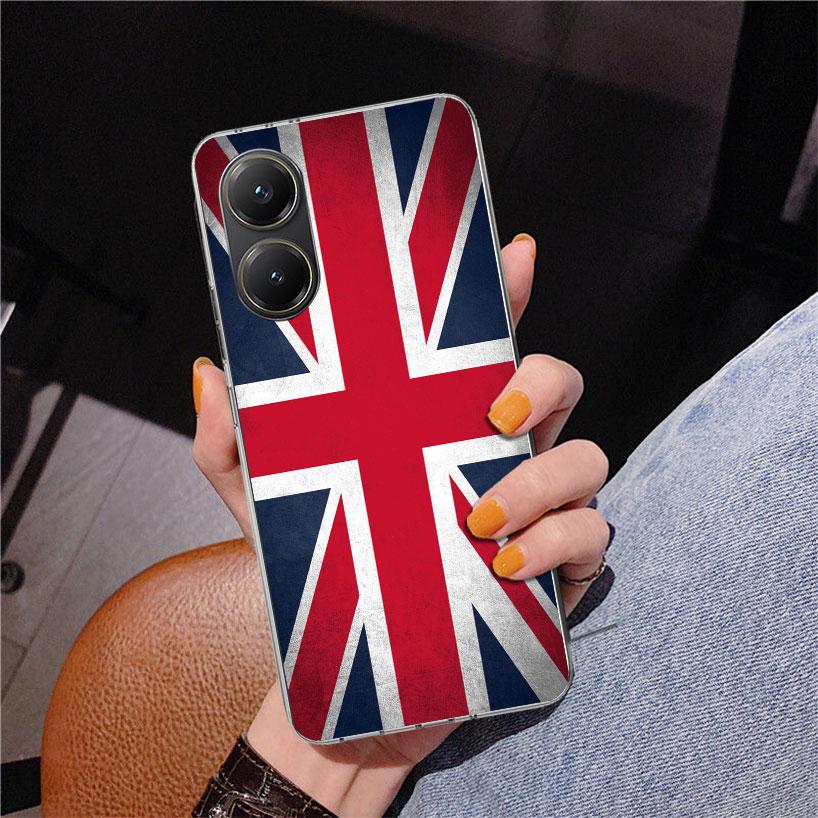 Union Jack England UK Flag Phone Case For Xiaomi Poco X7 X6 X5 Pro F7 Ultra Redmi 15C 15 13C 13 12C 12 10 10A 10C 9 9A 9C 9T Cov