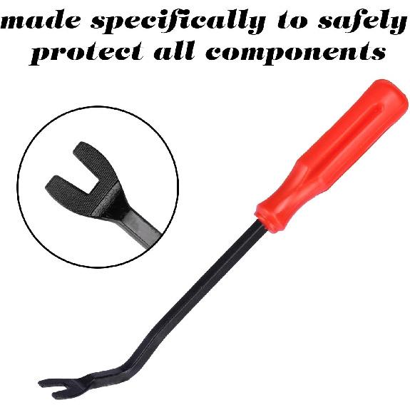 LivTee Plastic Fastener Remover Clip Removal Tool, Door Panel (Upholstery) Remover Tool for Automotive Audio Equipment, Door Panels, Trim Panels,