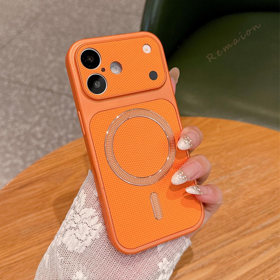 Magnetic Phone Case For iPhone 17 11 12 13 14 15 16 17 Pro Max Magsafe Official Charging Shockproof Protector Cover