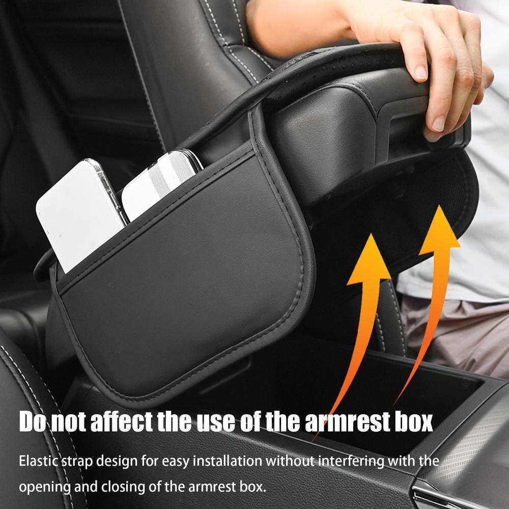 Space Saving Auto Armrest Protector Cover Comfortable Car Center Console Mat  Trucks