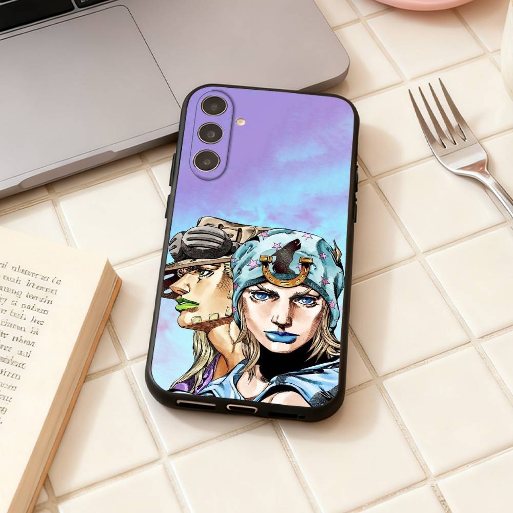 

Чехол для телефона J-Johnny Joestar из J-Jojo для Samsung Galaxy A73, A72, A71, A70, A53, A52, A51, Других Мягкий Черный Корпус Samsung a22 4g