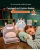 Cartoon 2-in-1 Cushion & Blanket: Dual-Use Hand Warmer, Leg Cover, Nap Pillow Doll for Office