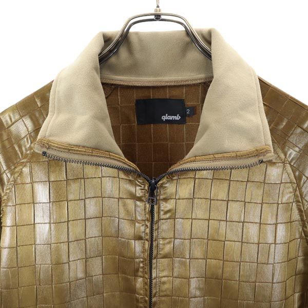 Glamb Made In Japan Zip Jacket 2 Brown Design Men's Used