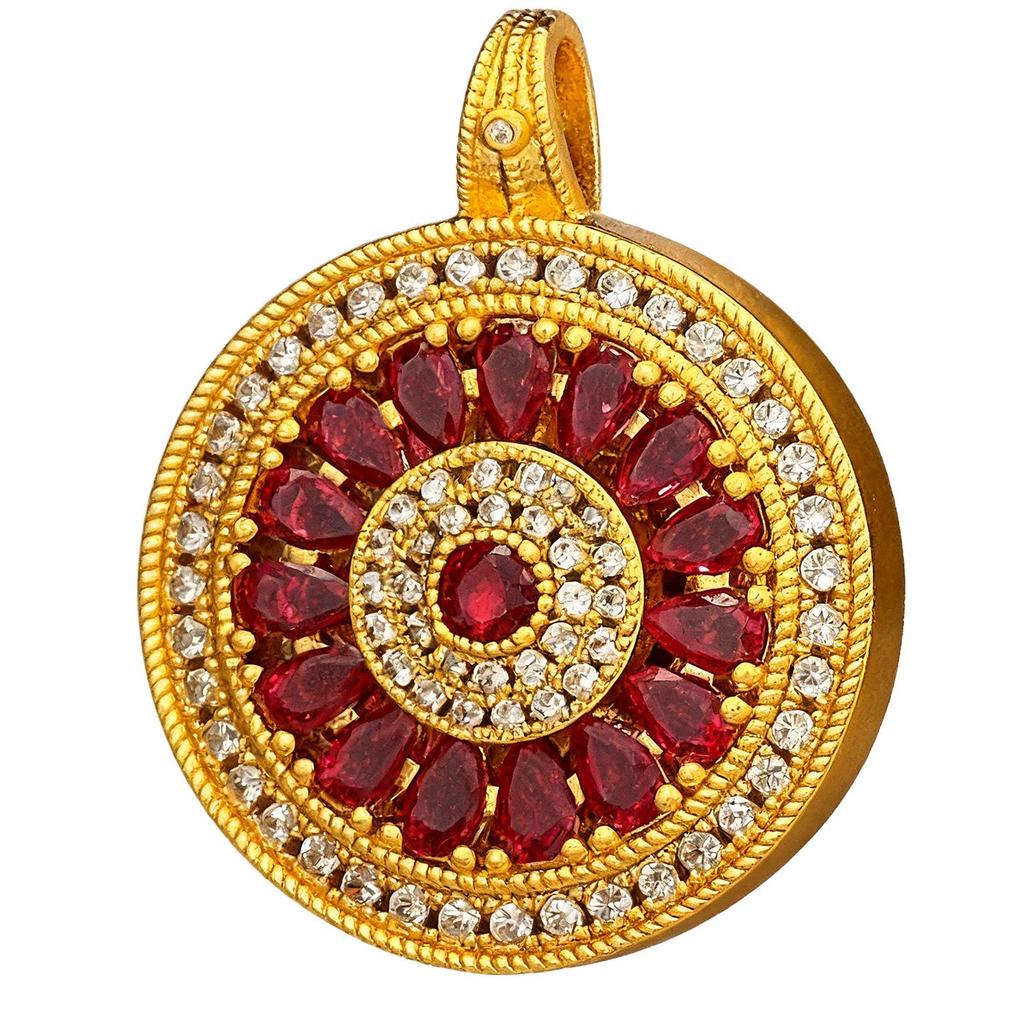 Vietnamese Rose Gold Rotatable Compass Pendant Necklace for Women