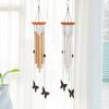 Outside Butterfly Wind Chime Aluminum Tube Wind Chimes Wind Chime Soothing Melodic Hanging Pendant Outdoor Garden Decor