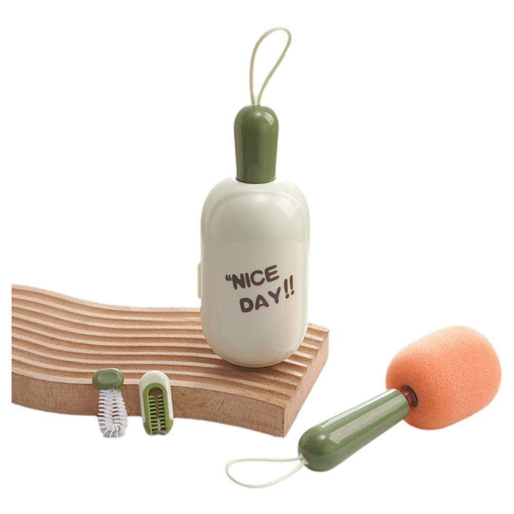 Portable Cup Cleaning Brush Foldable Wine Brush Space Saving Cup Scrubber  Office Use