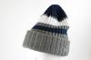 New Era Ribbed Border Knit Cap In Navy/Graphite