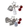 Trendy Rabbit Cherry Keychain Contemporary Rabbit Cherry Keychain Pendant Adornment Adding Flair To Your Keys