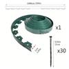 Durability Plastic Landscape Barriers Easy Installation Sun Resistant Landscape Divider for Gardens and Patios