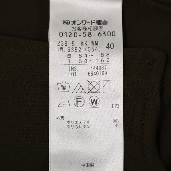 Area Free No color jacket 40 green Women Used