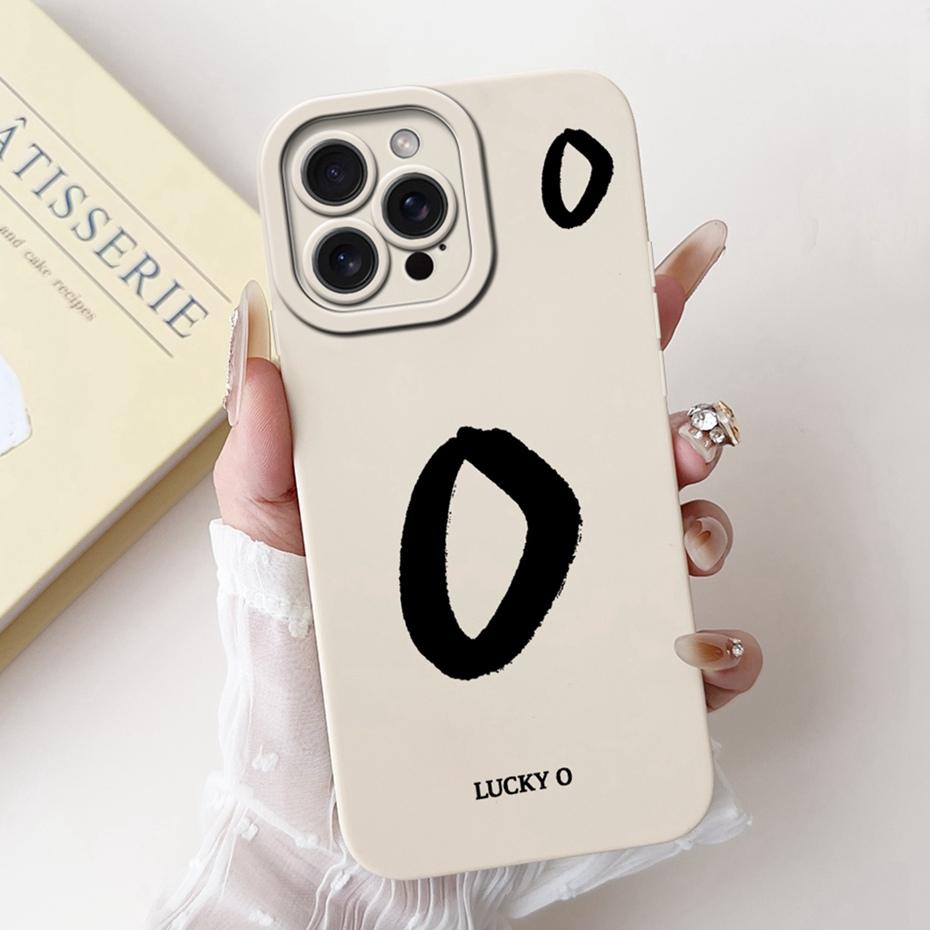 New Fashion Letter Phone Case For iPhone 15 Pro Max 15Pro Soft Silicone Shockproof Cases For iPhone15 15ProMax Covers Bumpers