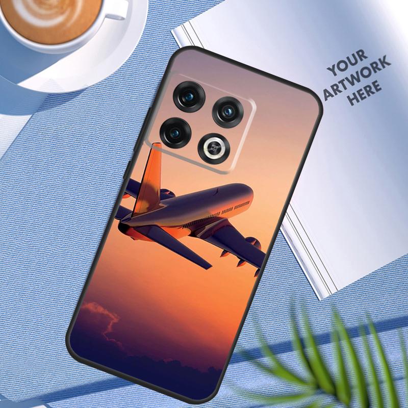 Airplane Plane Aircraft Case For OnePlus 12R 10T 10R 9R 8T 12 11 9 10 Pro Nord CE 3 Lite 2 2T CE4 N10 N20 N30 Cover