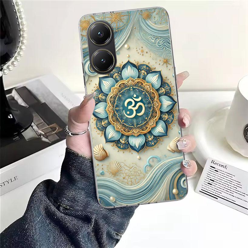Mandala Chakra Insist Yoga Soft Phone Case For Xiaomi Redmi 15C 15 13C 13 Poco X5 X6 X7 F7 Ultra M7 12C 12 10 10C 9C 9A 9T 9 Fun