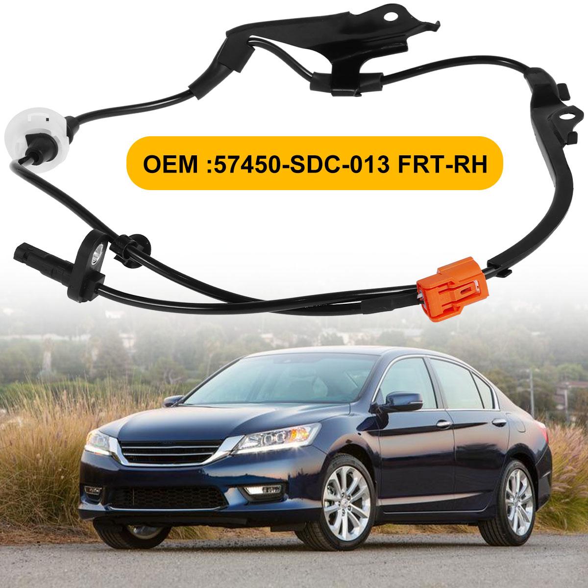 ABS Speed Sensor Compatible TSX 2004-2008 ACCORD 2003-2007 Front Left/Right High Sensitivity Car Wheel Speed Sensor Replacement
