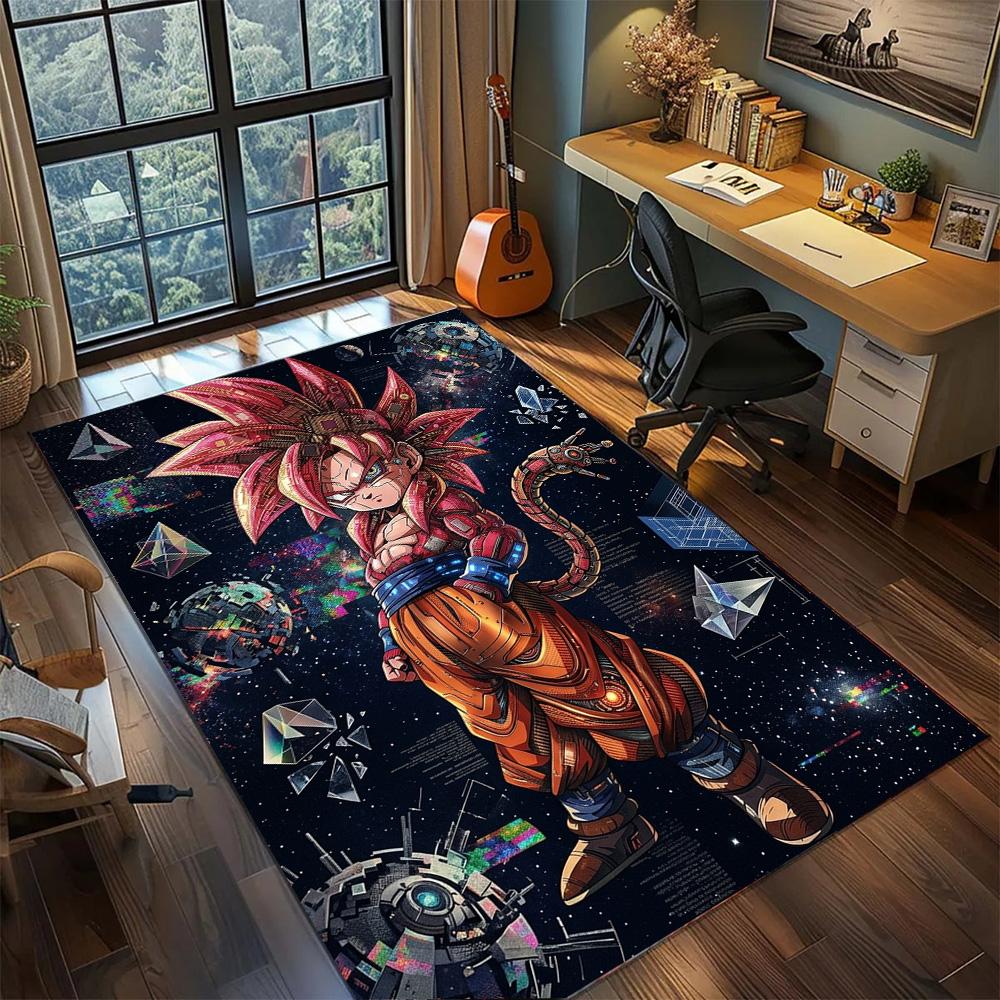 Dragon Ball!Rug Carpet Large Area Rug Non Slip Washable Floor Mat Gamer Room Bedroom Home Decor