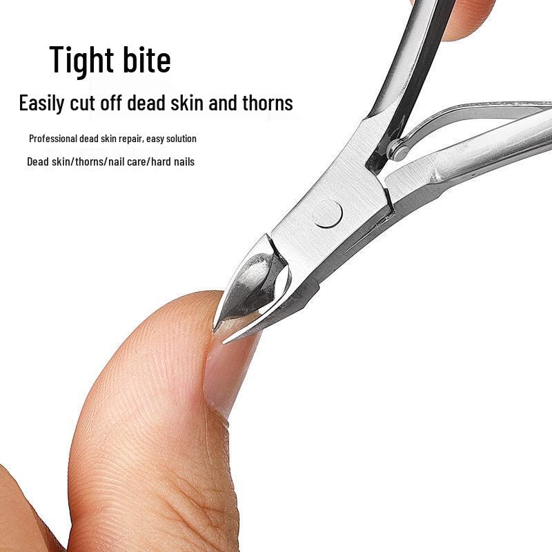 Edelstahl Nagelhautzange D501: Tragbare Zange zum Entfernen von Finger- und Zehennagelhaut sowie Hühneraugen, Nagelkunstwerkzeug.