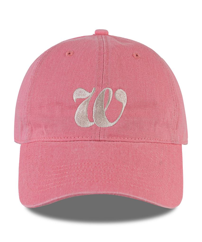 Wig W Script Pigment Ball Cap - Pink