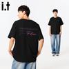 Fingercroxx IT Men's Loose Fit Cotton Short Sleeve T-Shirt