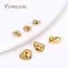 2 Sizes 18K Gold Plated Irregular Spacer Beads,High Quality Metal Beads For Bracelets Beading Beads DIY Jewelry Making Findings