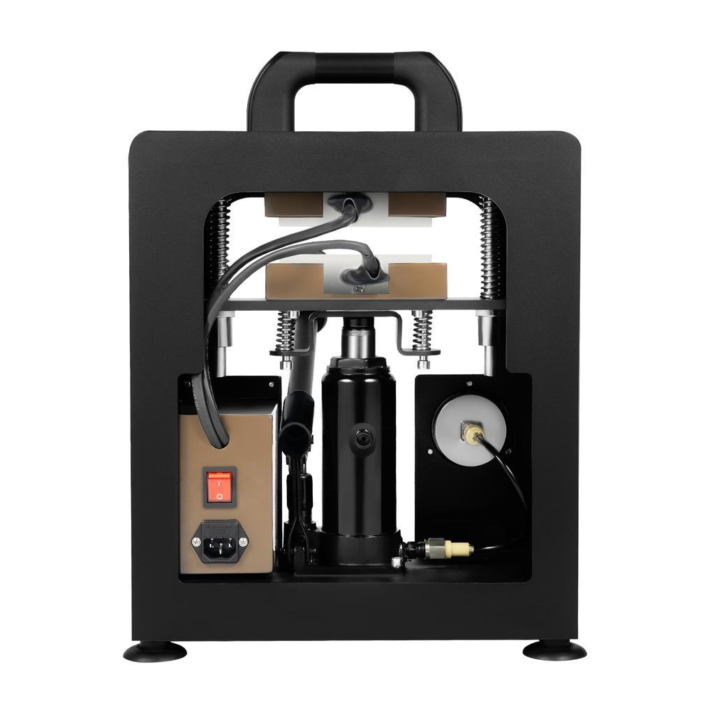 Professional 10T Heat Press Machine 900W 0-999s 0-400℉ for Oil Extraction Rosin PU Textiles DIY Home Shop Use