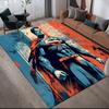 Comic Superhero Anti-Slip Rug, Rectangular Carpet for Home Game Zone & Living Area Decor