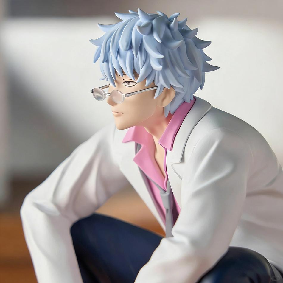 Gintama Anime Figure Action Noodle Stopper Collection Statue Ornaments Model Doll Toys GINTOKI SAKATA PVC Articulated Poseable Detailed Movable Scale
