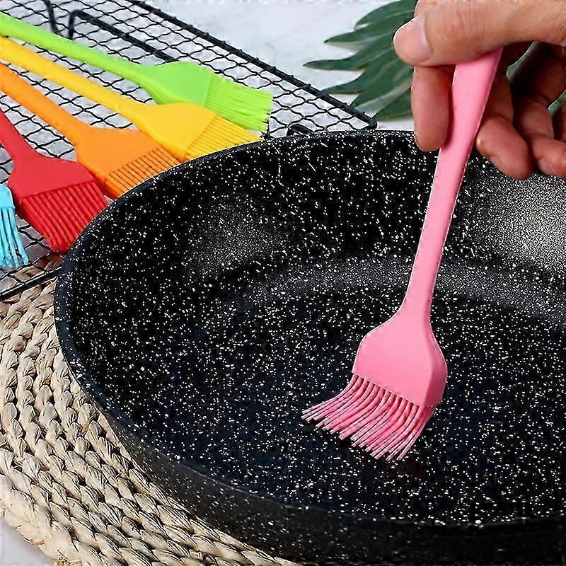 Kitchen Brush-Pastry Brush Silicone Kitchen Utensils, Heat-Resistant Silicone Grill Brush BPA Free Suitable for Pastry/Roast/Roast (Blue)