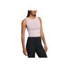 Under Armour Seamless Soft Comfortable Stylish Solid Color Fitted Sports Tank Top Women Tops Fatigue-Gray 1379148-015